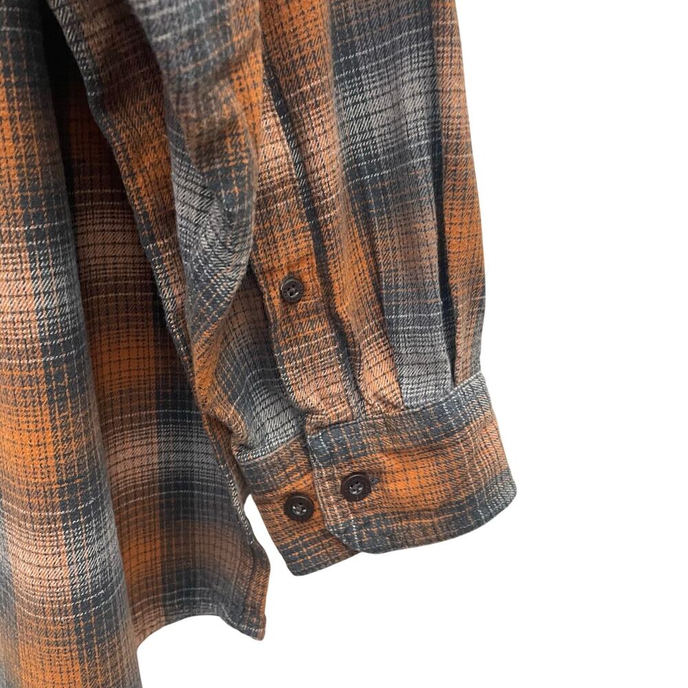 Red Head Men’s Orange & Gray Long Sleeve Flannel Shirt Size 2XL - Picture 9 of 9